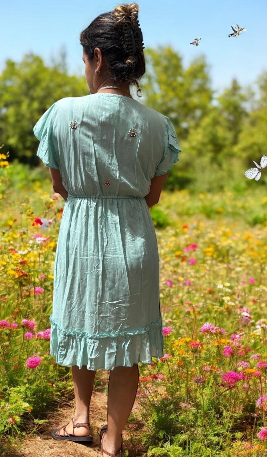 Vestido casual bordado Esperanza - Imagen 3
