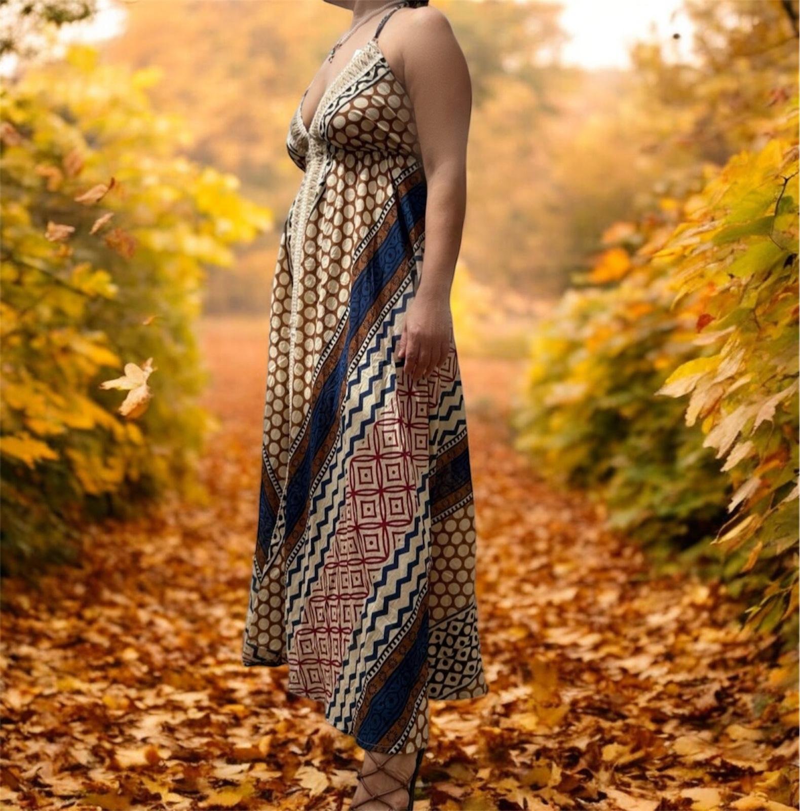 Vestido largo casual Indiana
