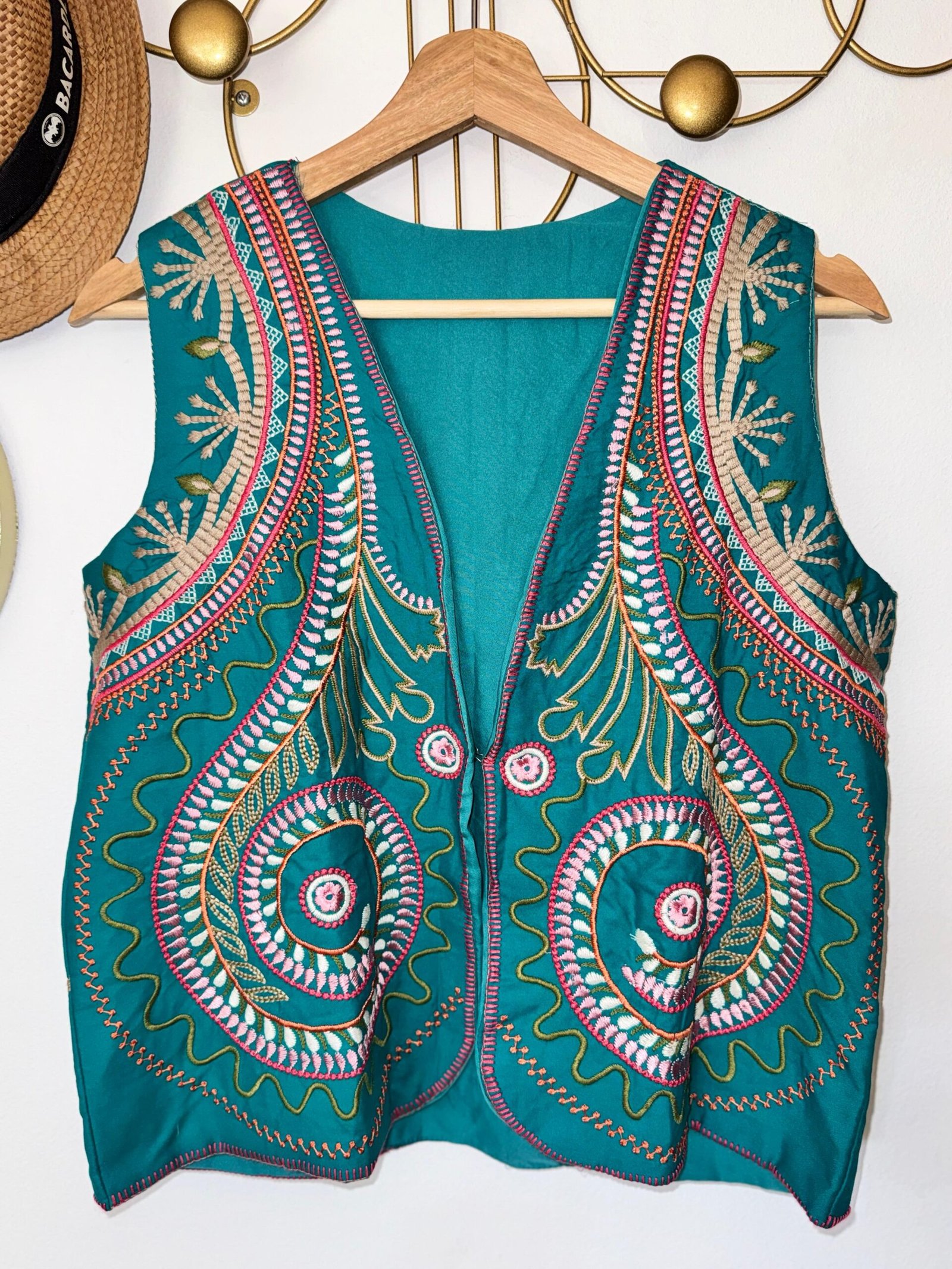 Chaleco Flower Green