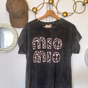 Franela Letras Animal Print