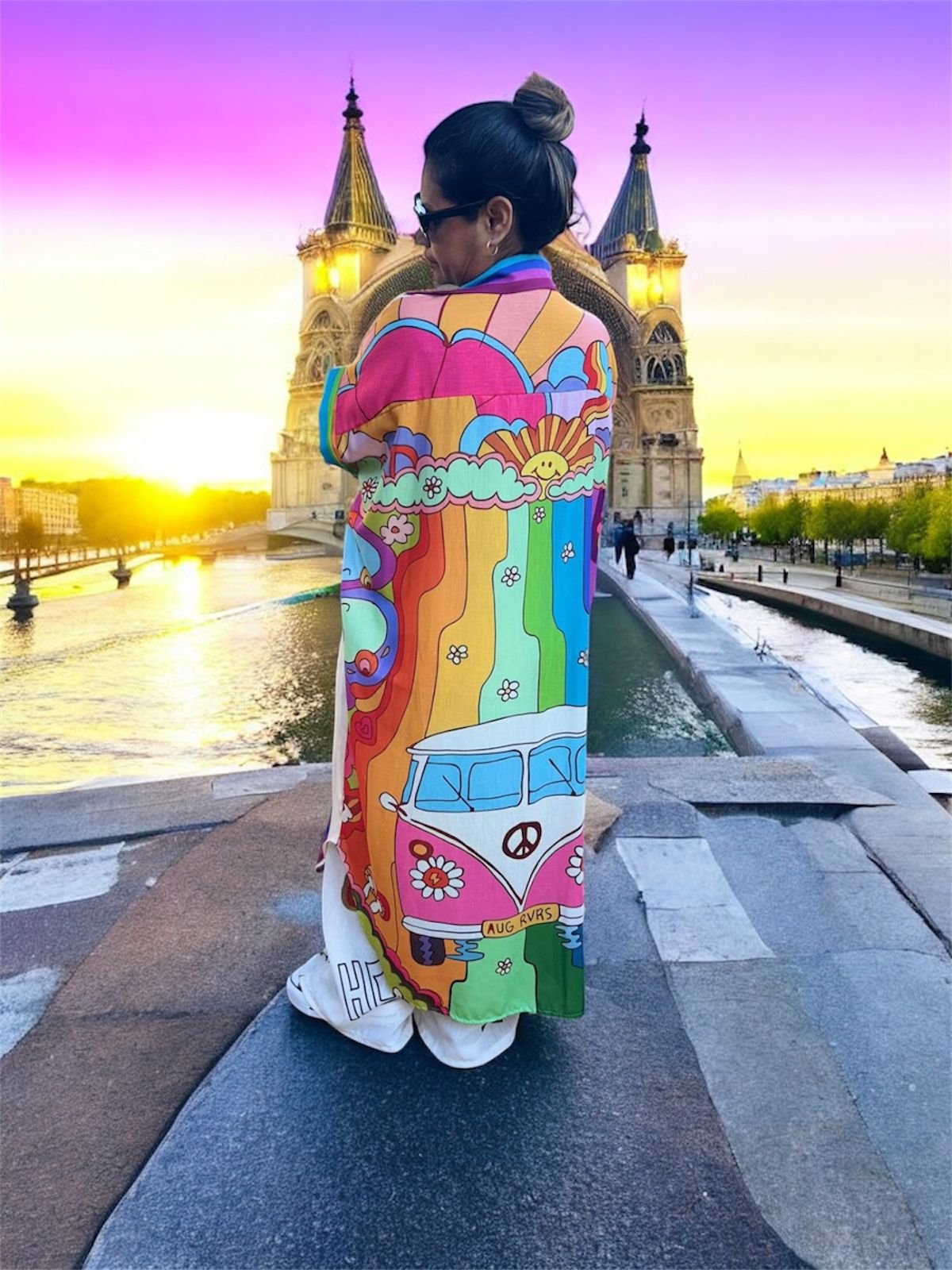 Conjunto de Bluson Kimono Arcoiris - Imagen 2